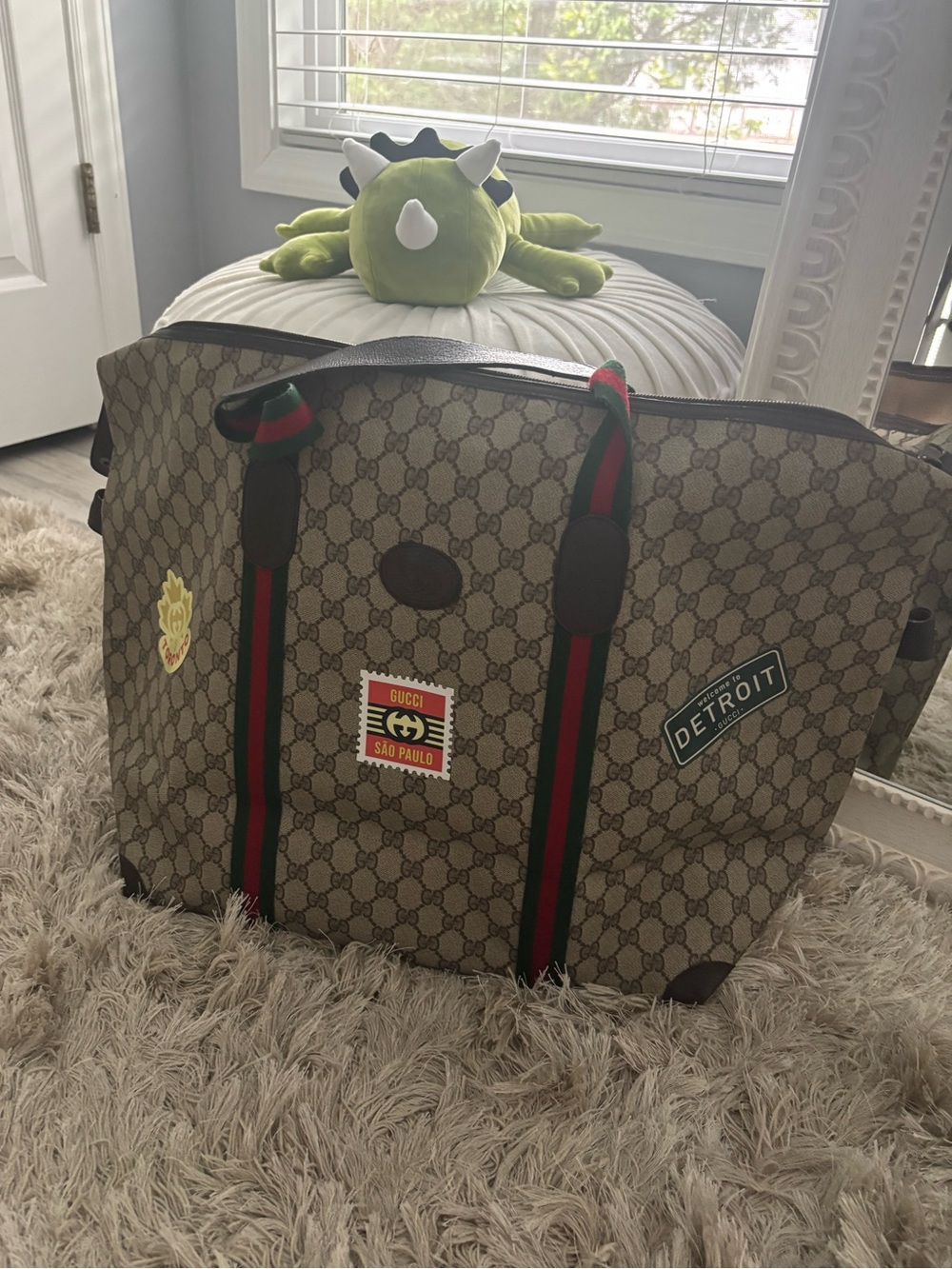 Gucci Monogram Tote travel Bag